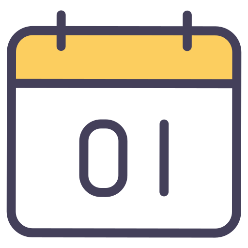 kalender Generic color lineal-color icon