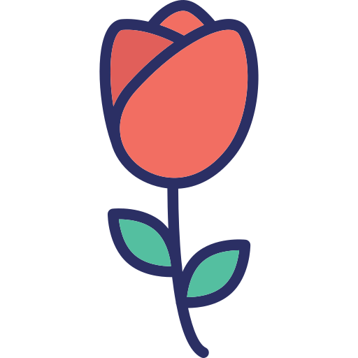 kwiat Generic color lineal-color ikona