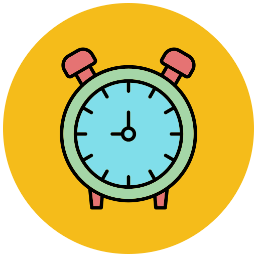 Alarm clocks Generic color lineal-color icon