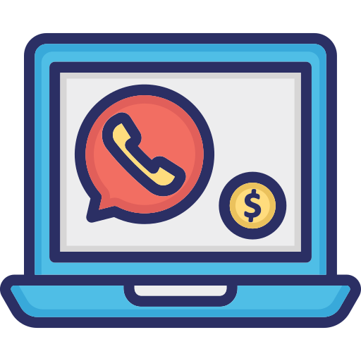 Banking call center vector Generic color lineal-color icon