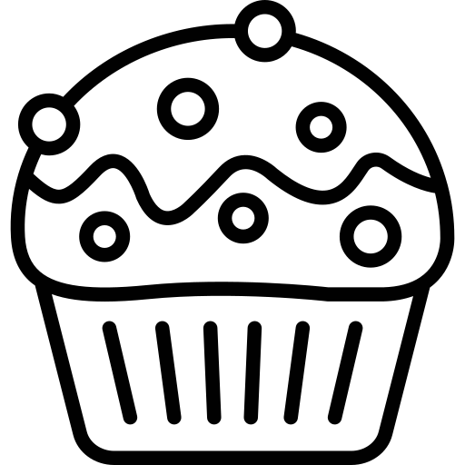 muffinka Generic outline ikona