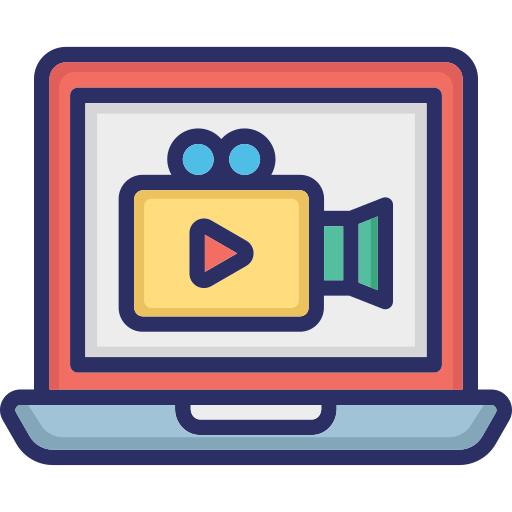 Video website Generic color lineal-color icon