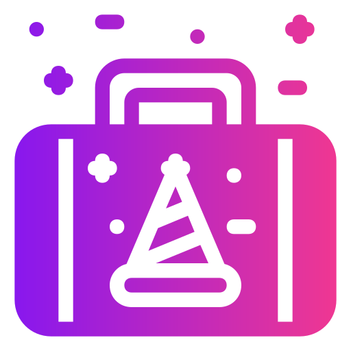 torba podróżna Generic gradient fill ikona