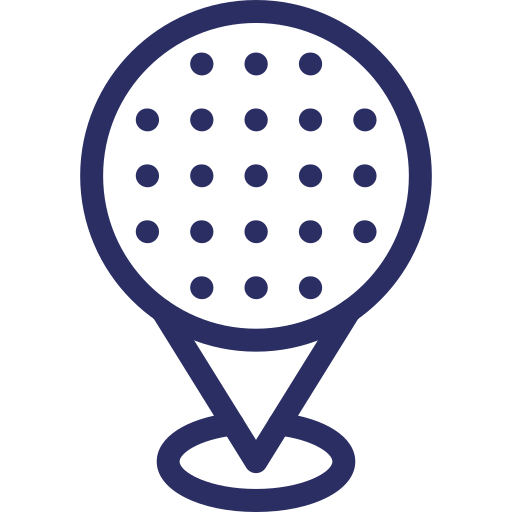 Golf ball pin Generic outline icon