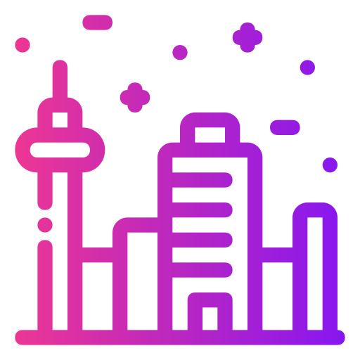 Skyline Generic gradient outline icon