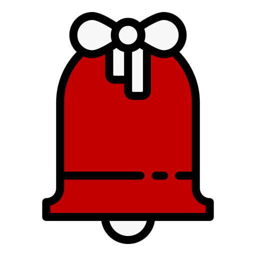 campana de navidad Generic color lineal-color icono