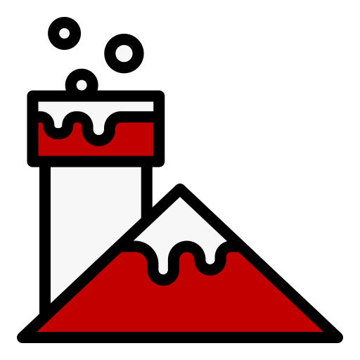góra komina Generic color lineal-color ikona