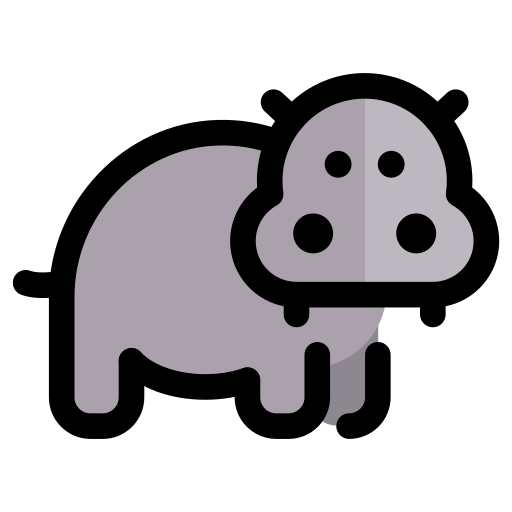 Hippo Generic color lineal-color icon