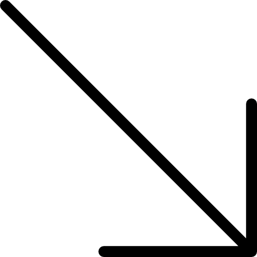 Diagonal arrow Basic Miscellany Lineal icon