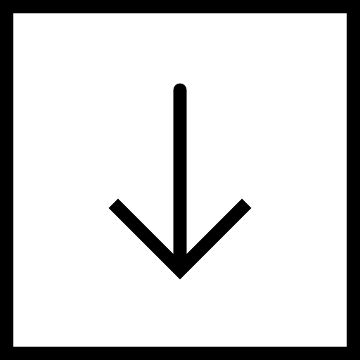下矢印 Basic Miscellany Lineal icon