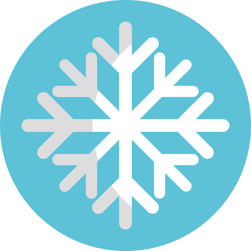 Snowflake Detailed Flat Circular Flat icon