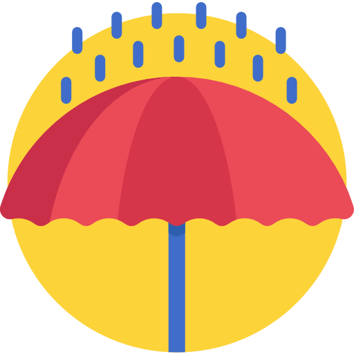 regenschirm Detailed Flat Circular Flat icon