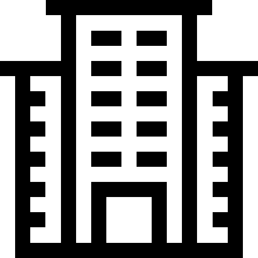 Небоскреб Basic Straight Lineal иконка