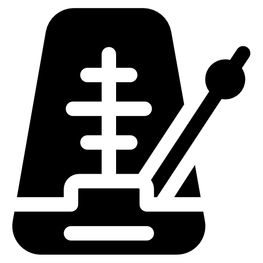 メトロノーム Basic Rounded Filled icon