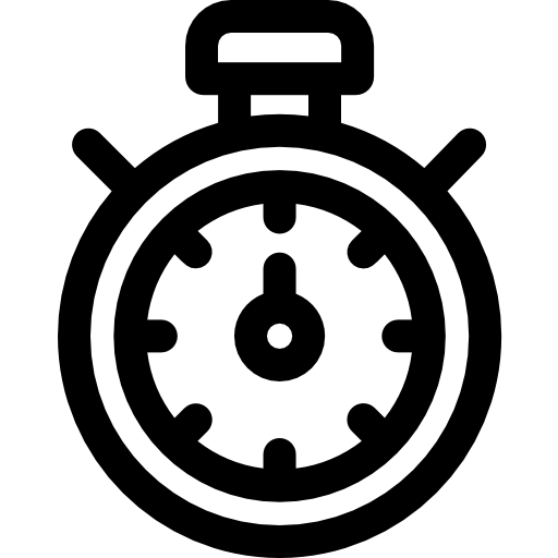 regulator czasowy Basic Rounded Lineal ikona