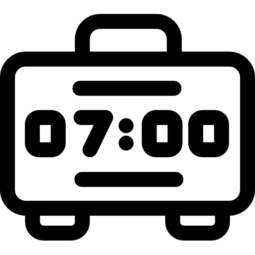 Будильник Basic Rounded Lineal иконка