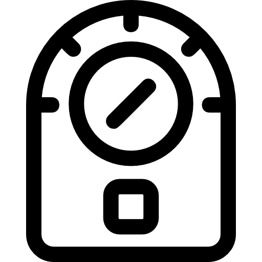 regulator czasowy Basic Rounded Lineal ikona