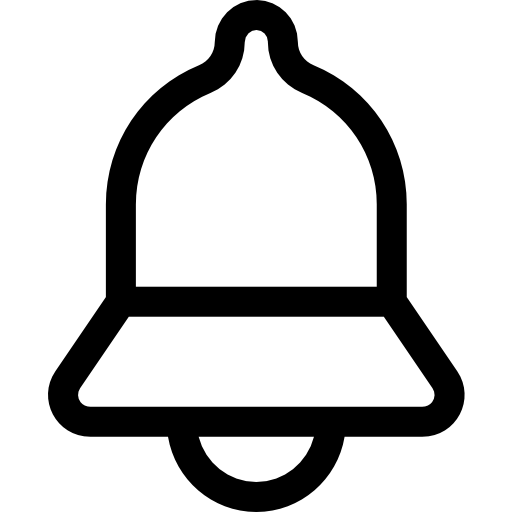 Колокол Basic Rounded Lineal иконка