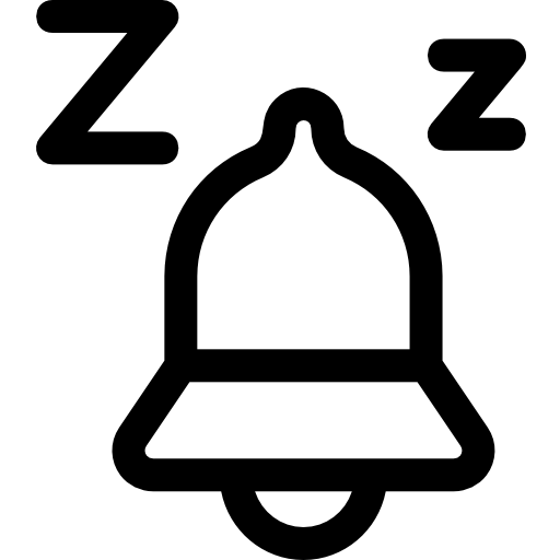 dormitar Basic Rounded Lineal icono