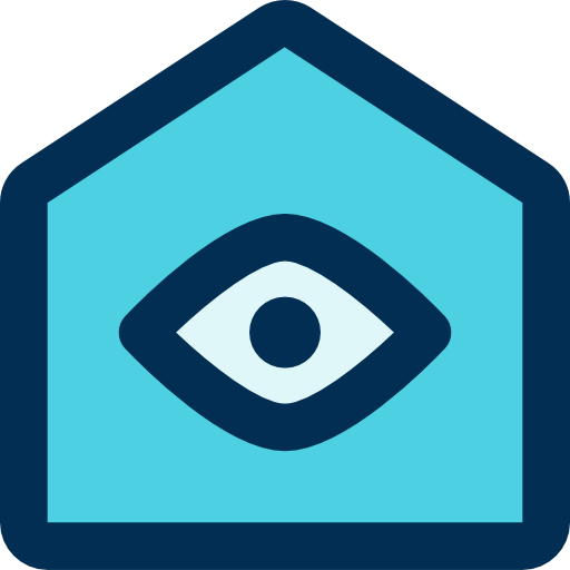 vigilancia bqlqn Lineal Color icono