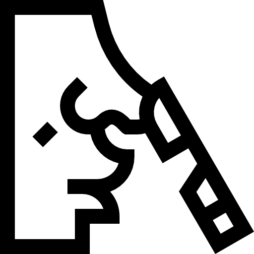 nariz Basic Straight Lineal icono