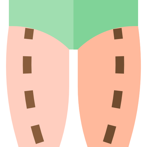 Legs Basic Straight Flat icon