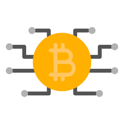 Bitcoin Generic color fill icon