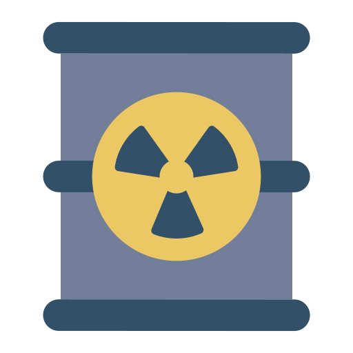 放射性物質 Generic color fill icon