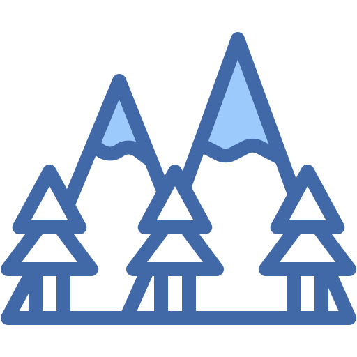 montaña de hielo Generic color lineal-color icono