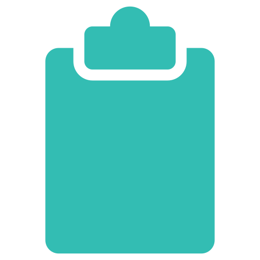 Clipboard Generic color fill icon