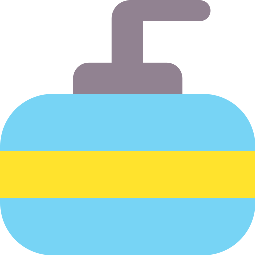 curling Generic color fill icono