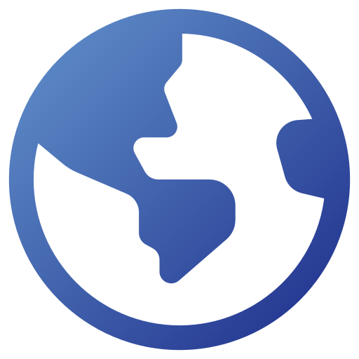 Earth Generic gradient fill icon