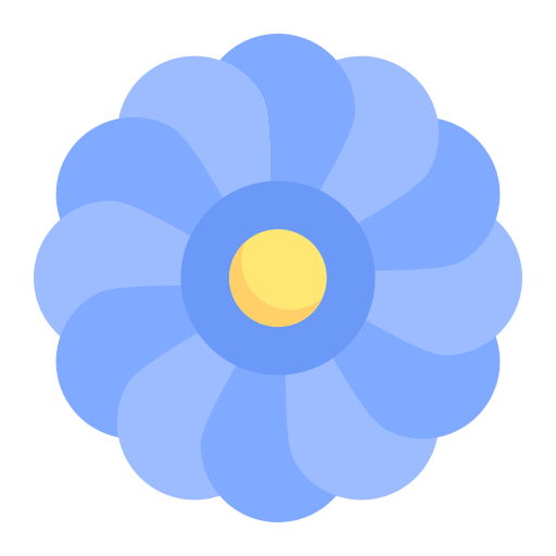 Hydrangea Generic color fill icon