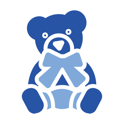 oso de peluche Generic color fill icono