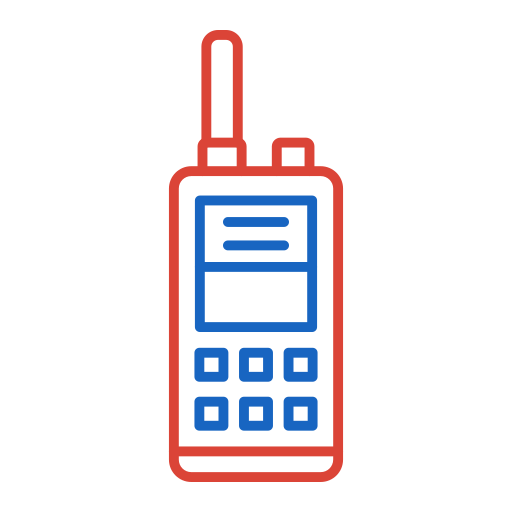 walkie-talkie Generic color outline icoon