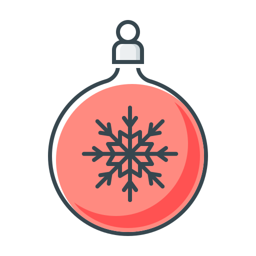 Christmas ball Generic color lineal-color icon