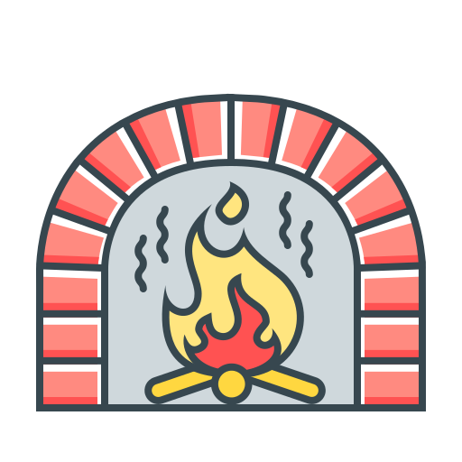 Fire place Generic color lineal-color icon