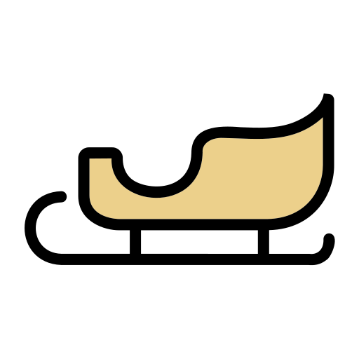 Sled Generic color lineal-color icon