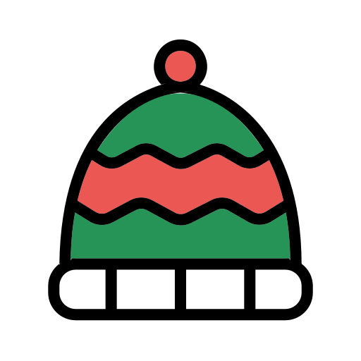 冬用の帽子 Generic color lineal-color icon