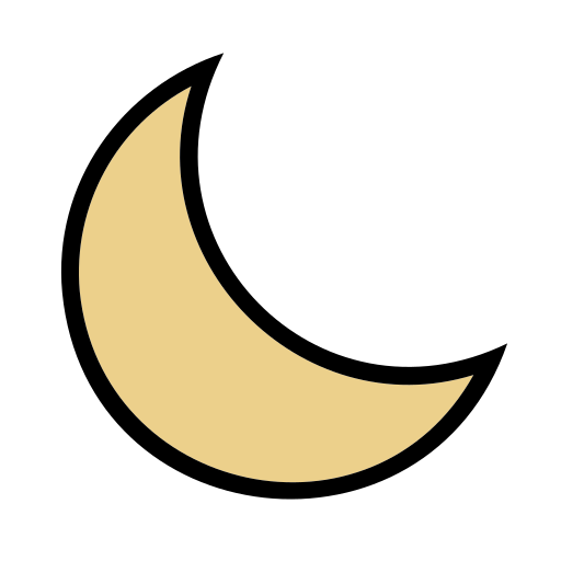 Moon Generic color lineal-color icon