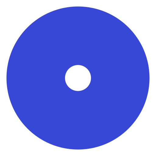 コンパクトディスク Generic color fill icon