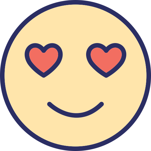 In love smiley Generic color lineal-color icon