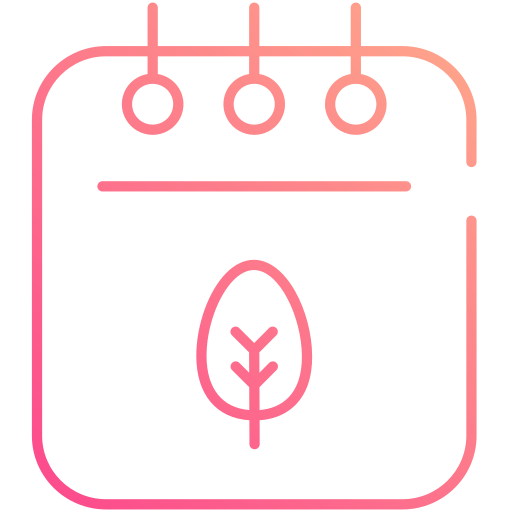 Calendar Generic gradient outline icon