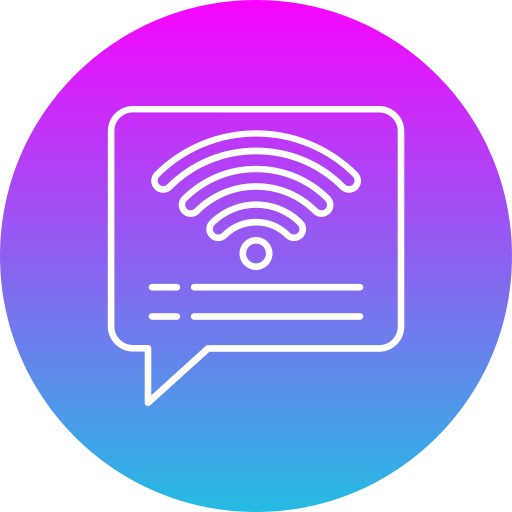 Wifi connection Generic gradient fill icon