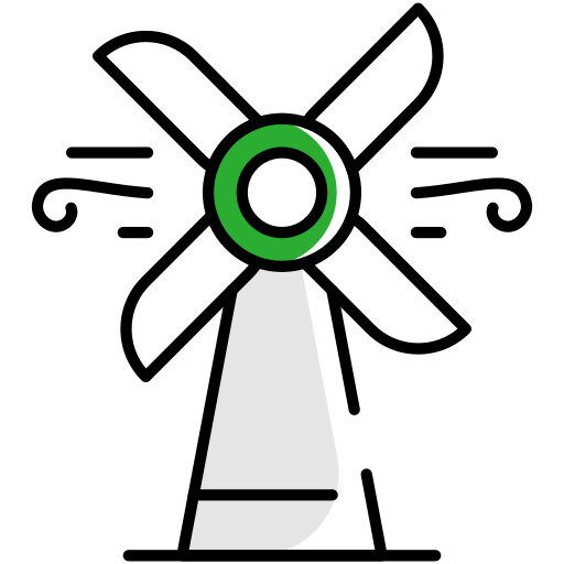 Windmill Generic color lineal-color icon
