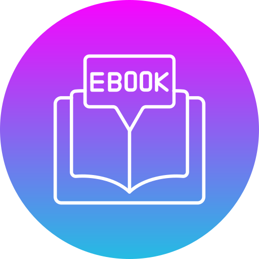 ebook Generic gradient fill ikona