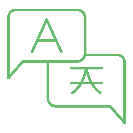 Translator Generic color outline icon