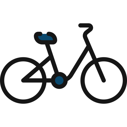 Bicycle Juicy Fish Lineal color icon