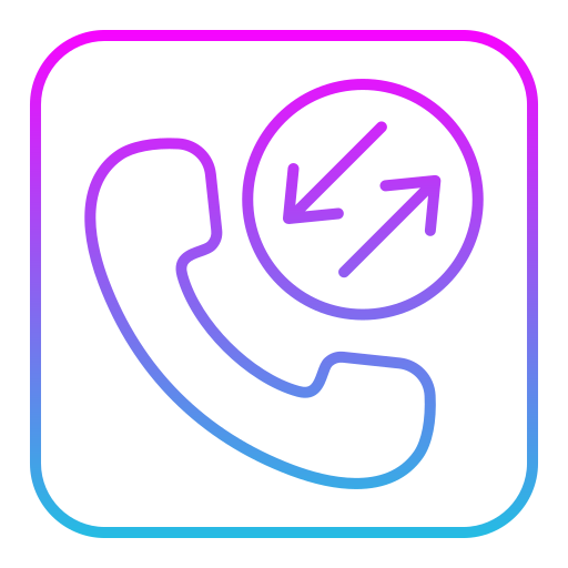 Call log Generic gradient outline icon