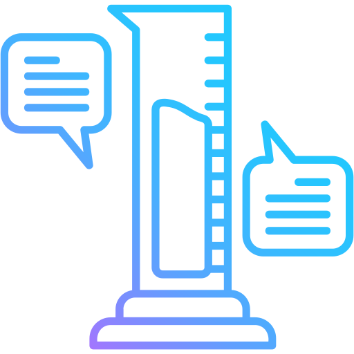 Graduated cylinder Generic gradient outline icon